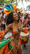 Caribbean-American Festival: AI American Cultural Celebrations example