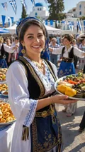 Greek-American Festival: AI American Cultural Celebrations example