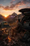 Road Trip Camping: AI Road Trip & Summer Drives example
