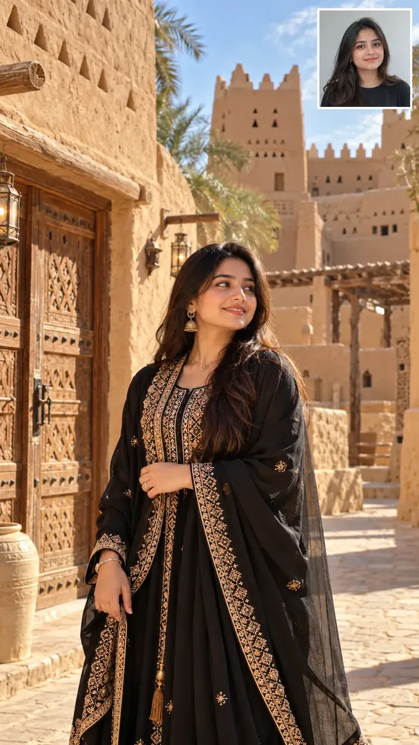 Diriyah Heritage: AI Arabian Heritage photo effect example 2