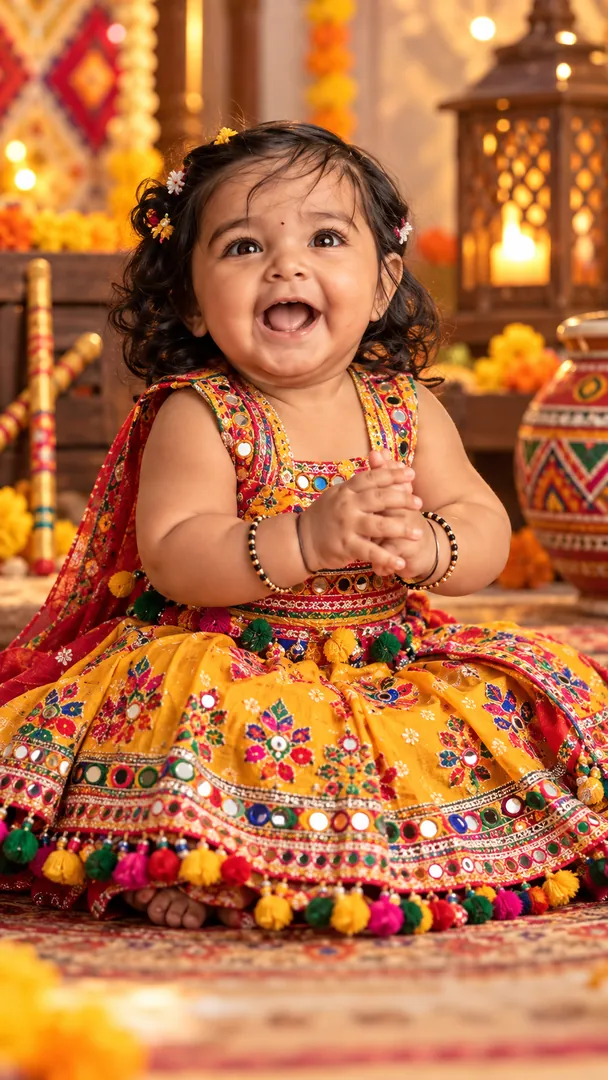 Festive Photoshoot: AI Baby Photoshoot photo effect