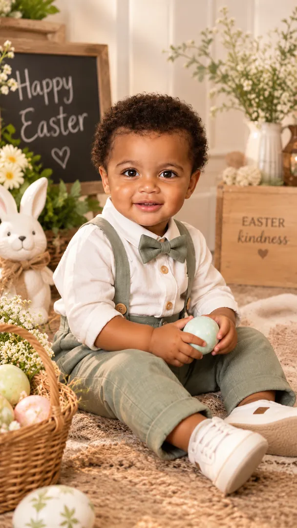 Festive Photoshoot: AI Baby Photoshoot photo effect example 2