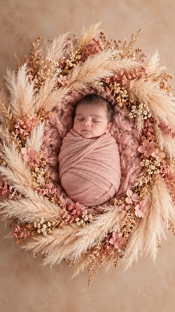 Wrapped in Wonder: AI Baby Photoshoot photo effect