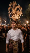 Ogoh-Ogoh Night Parade: AI Balinese Hindu Festivals example