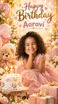 Birthday Poster for Someone Special: AI Birthday Posters & Custom Wishes example