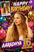 Confetti Pop: AI Birthday Posters & Custom Wishes example