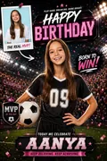 Birthday MVP: AI Birthday Posters & Custom Wishes example