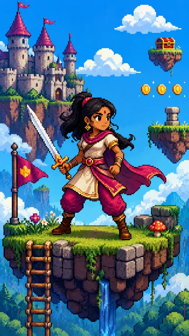 Pixel Art AI photo example 2