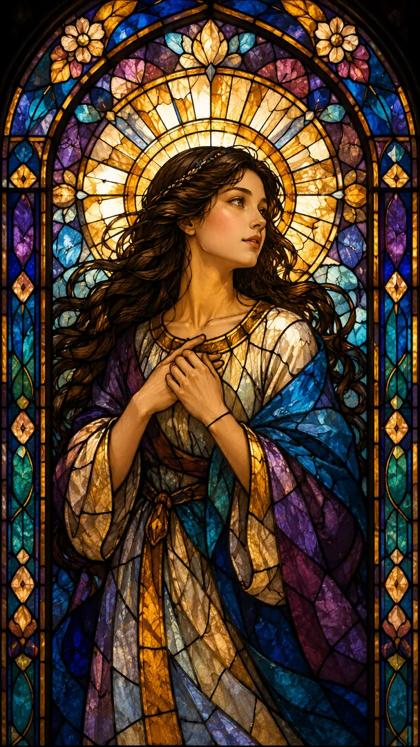 Stained Glass — AI photo example