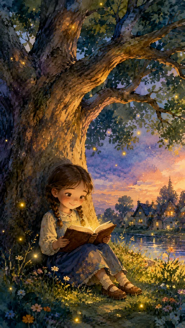 Watercolor Storybook — AI photo example