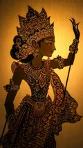 Wayang Shadow Art: AI Cartoon & Art Styles example