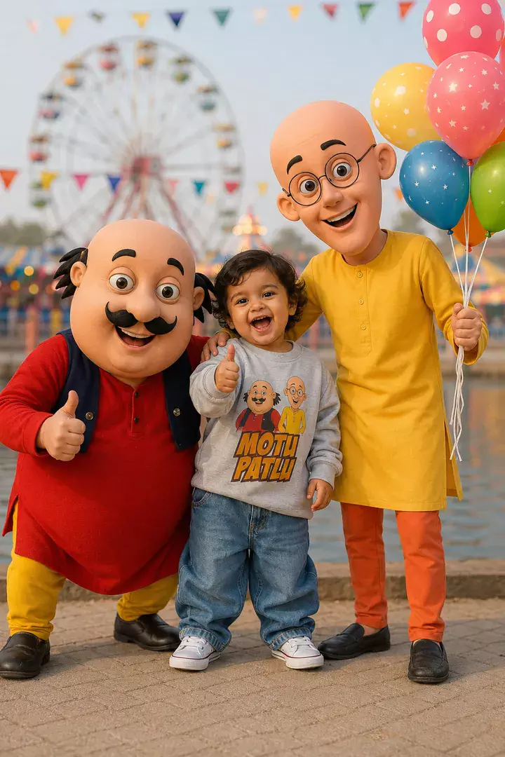 Motu Patlu — AI photo example
