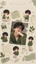 Scrapbook Journal: AI Chibi Art & Cute Avatars example