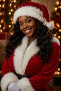 Santa Portrait: AI Christmas example