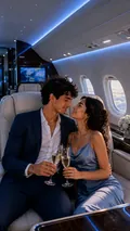 Billionaire Lifestyle: AI Couple Wallpapers example