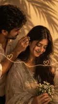 Desi Romance: AI Couple Wallpapers example