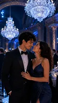Fashion & Glam: AI Couple Wallpapers example