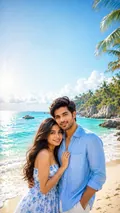Four Seasons: AI Couple Wallpapers example