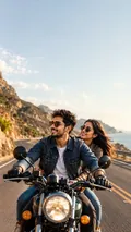 Land Adventures: AI Couple Wallpapers example