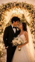 Modern Wedding: AI Couple Wallpapers example