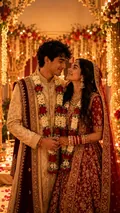 Traditional Wedding: AI Couple Wallpapers example