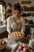 Grandma's Kitchen: AI Cozy & Autumn Aesthetic example