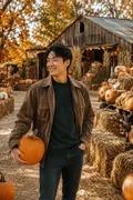 Pumpkin Farm Afternoon: AI Cozy & Autumn Aesthetic example