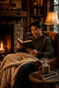 Cozy Reading Corner: AI Cozy & Autumn Aesthetic example