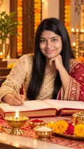 Chopda Pujan: AI Diwali example