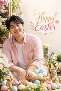 Easter Greeting: AI Easter example