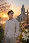 Easter Sunrise: AI Easter example