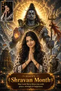 Divine Shiva Blessing: AI Festival Collection example