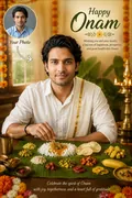 Onam Sadya Feast: AI Festival Collection example