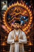 Cosmic Nataraja: AI Festival Collection example