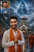 Kedarnath Blessing: AI Festival Collection example