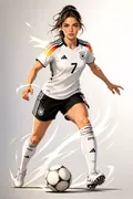 Animated Action: AI Football Posters & Fan Art example