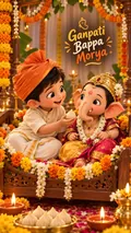 Bal Ganesh: AI Ganesh Chaturthi example