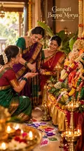 Gauri Ganpati Haldi-Kunku: AI Ganesh Chaturthi example