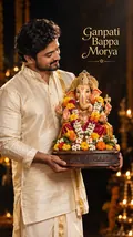 Me & My Bappa: AI Ganesh Chaturthi example