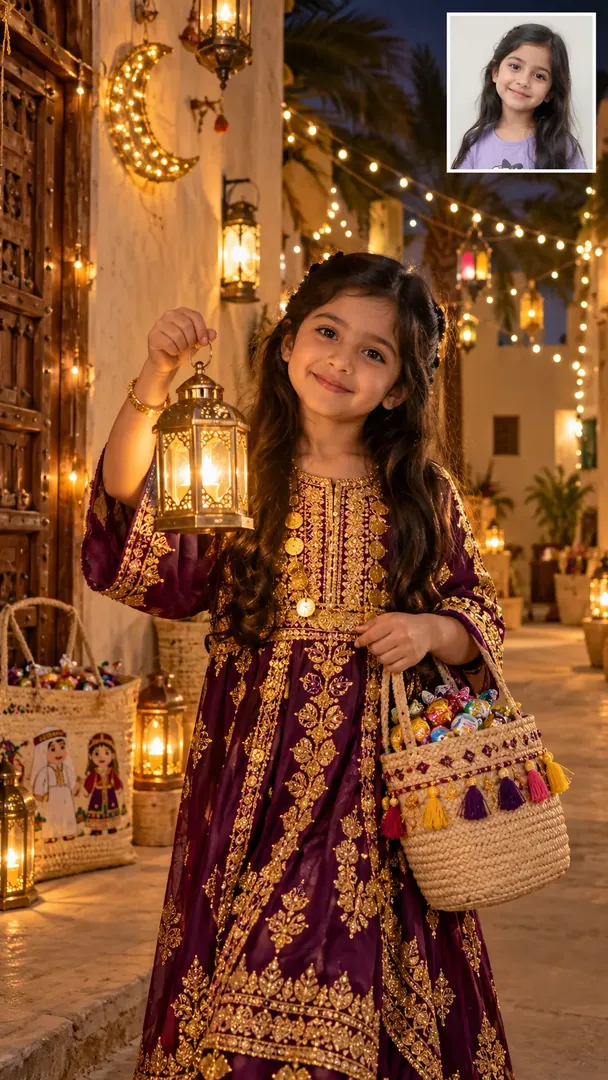 Garangao Night: AI Gulf Festivals & Traditions photo effect example 2