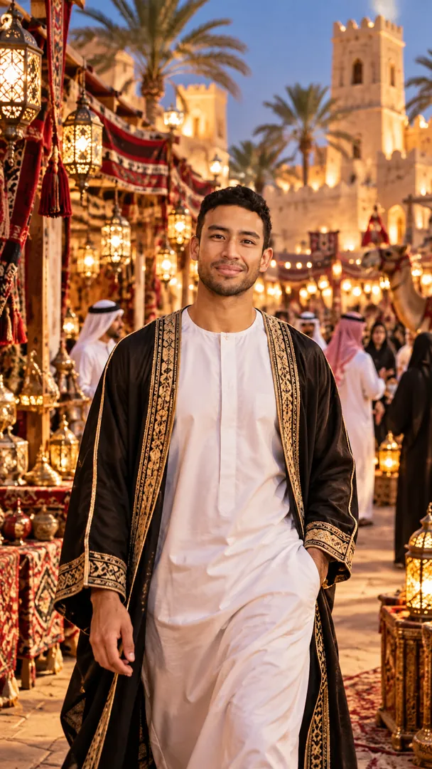 Gulf Cultural Festival: AI Gulf Festivals & Traditions prompt example