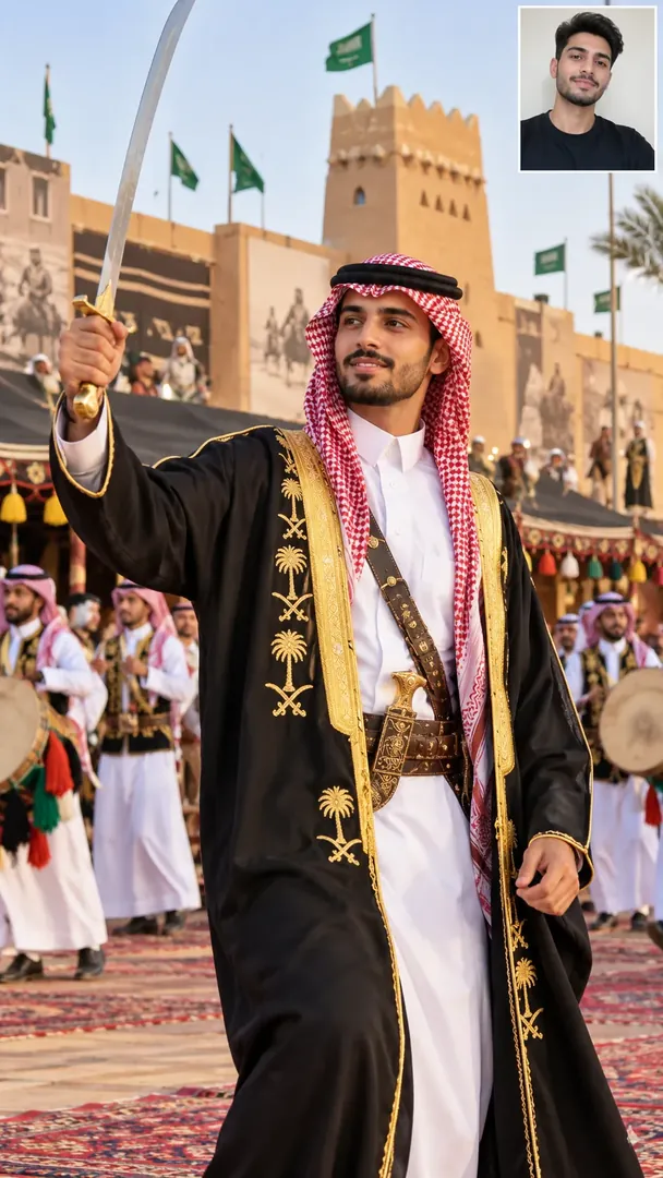 Janadriyah Heritage Festival: AI Gulf Festivals & Traditions photo effect