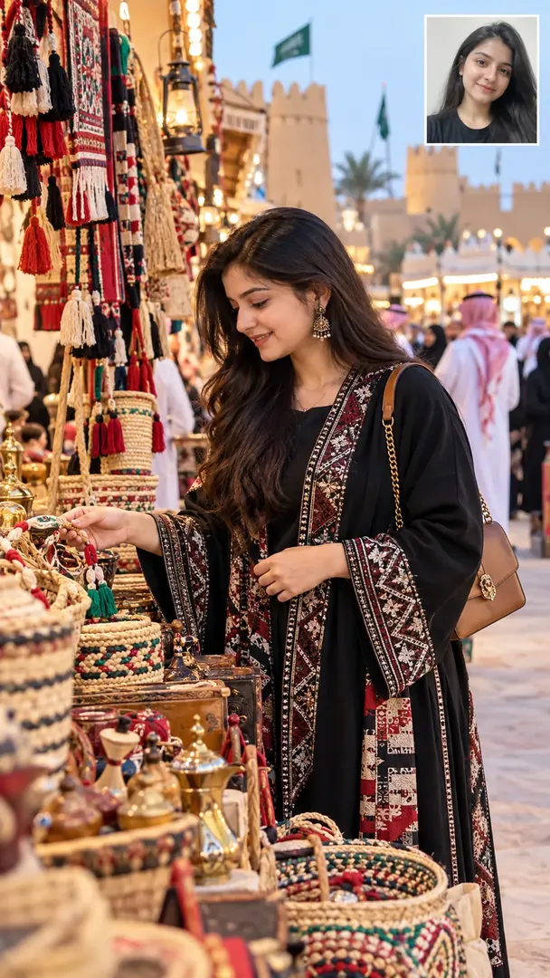 Janadriyah Heritage Festival: AI Gulf Festivals & Traditions photo effect example 2