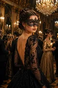 Masquerade Ball: AI Halloween example