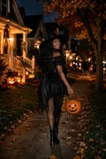 Trick-or-Treat Night: AI Halloween example