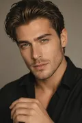 Hollywood Beauty Portrait: AI Hollywood & Fashion example