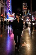Hollywood Boulevard Night: AI Hollywood & Fashion example