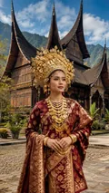 Rumah Gadang Heritage: AI Indonesian Heritage & Royalty example