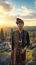 Sumba Ancestral Village: AI Indonesian Heritage & Royalty example