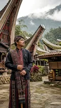Toraja Ancestral Village: AI Indonesian Heritage & Royalty example